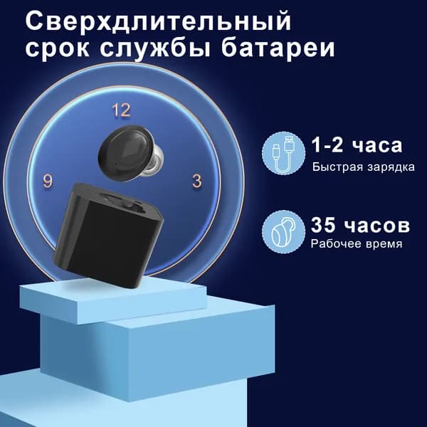 Правое ухо Слуховой аппарат для пожилых людей