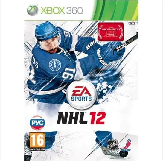 NHL 12 Русские субтитры Видеоигра на диске Xbox 360. Товар уцененный