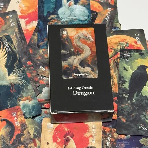 tapo Колода драконов-оракулов И-Цзин,I-Ching Oracle Dragon Deck