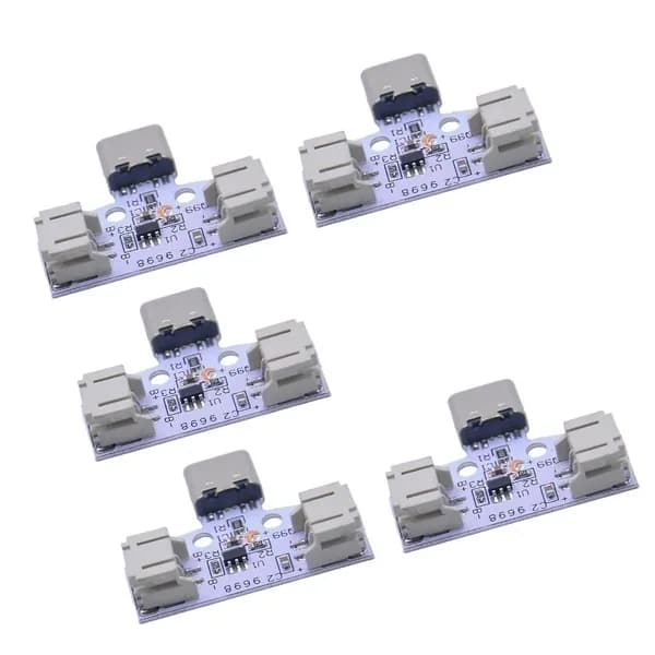 Модуль зарядки Type C для Li аккумуляторов 3.7V с защитой, - 5