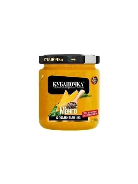 Десерт фруктовый Кубаночка манго с чиа Гранд Стар с/б, 280 г
