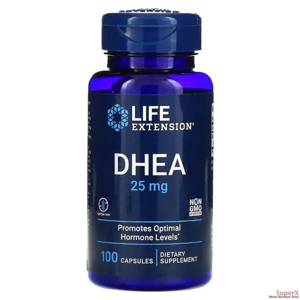 ДГЭА (дегидроэпиандростерон) Life Extension DHEA 25 мг 100 капсул