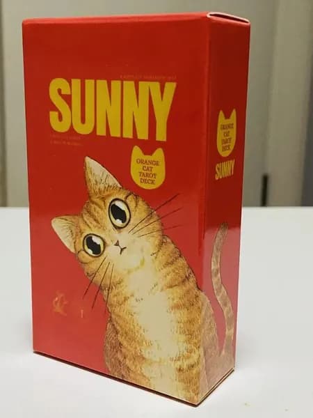 Колода таро "Солнечно-Оранжевый кот"-Кошки,Sunny Orange Cat Tarot Deck