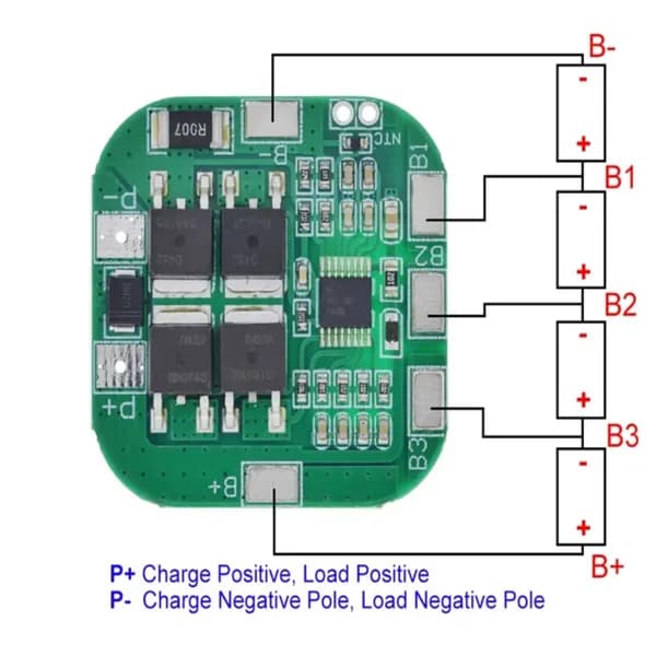 Плата для зарядки аккумулятора 4S 148V 168V 20A 4 BMS PCM