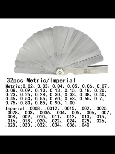 Щупы толщиномер 0.0015-0.035" (0.4-0.88mm)