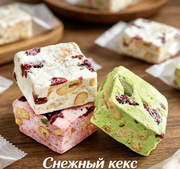 Китайские сладости Сюэхуасу с разными вкусами в индивидуальной упаковке по 7 г