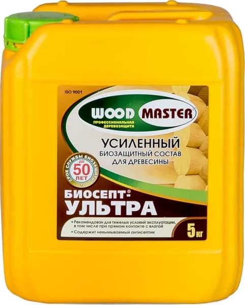 Антисептик для дерева Woodmaster Биосепт-ультра, 5 кг