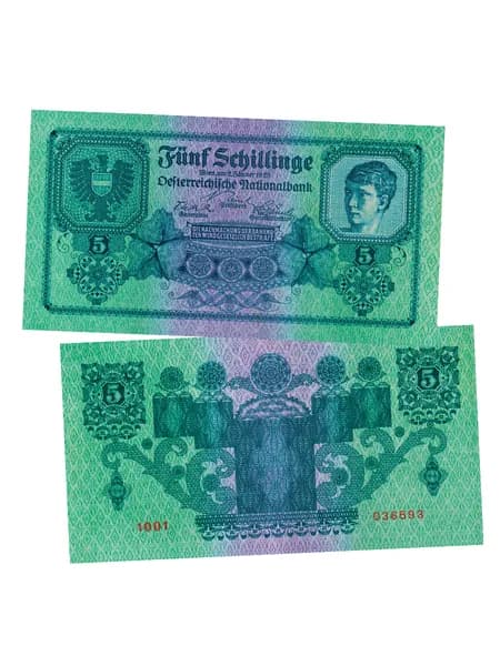 5 шиллингов 1925 Австрия, сувенир