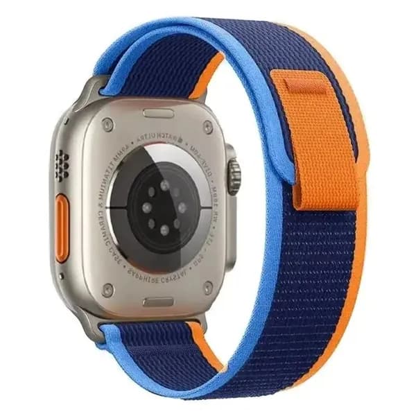 Ремешок для apple watch 44mm 45mm ultra 42 mm, браслет на часы apple watch. Сменный тканевый ремешок на липучке для умных часов, спортивный дышащий