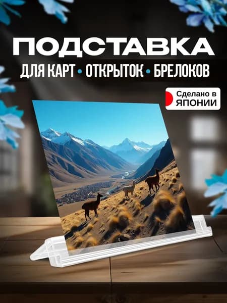 Подставка для карт открыток брелков 22х3,7х2,1 см