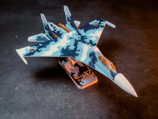 Конструктор самолет СУ-27 (3D принт)