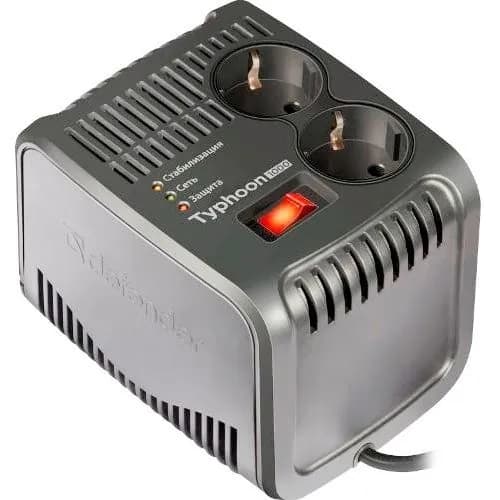 Стабилизатор напряжения Defender Typhoon AVR 1000 2 розетки