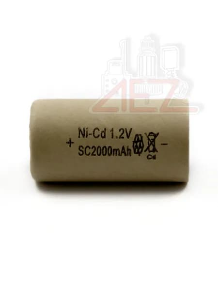 Элемент питания Ni-Cd 1,2В, 2,0Ач, L-42мм, d-22мм для ремонта АКБ