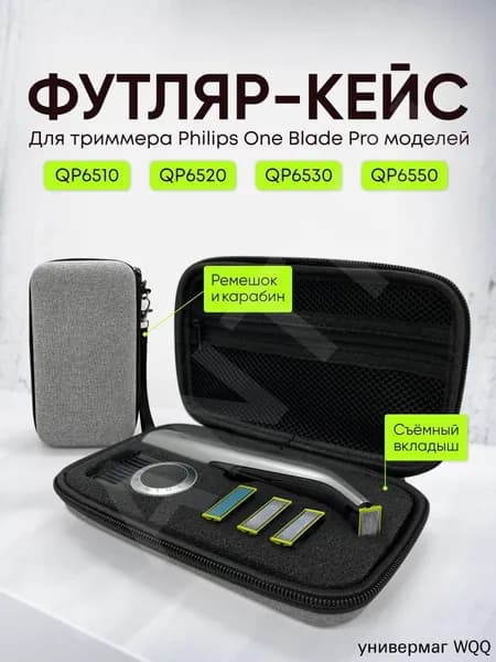 Чехол, сумка, футляр для триммера Philips One Blade Pro