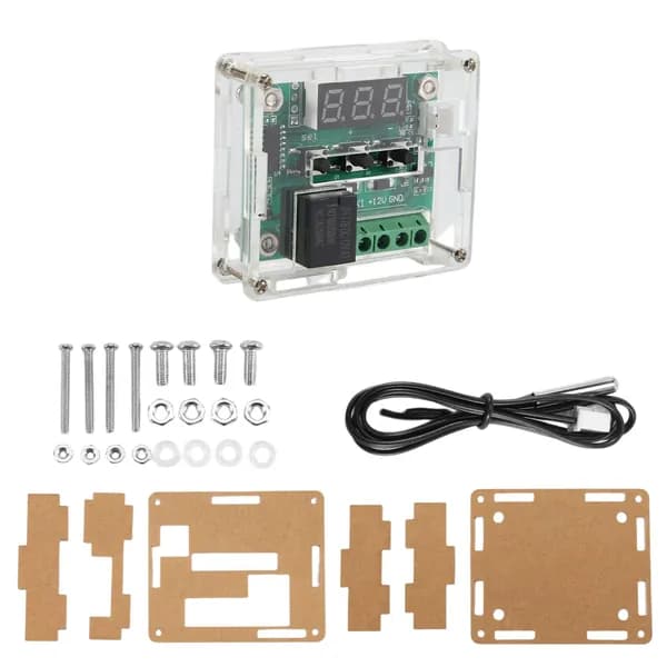 V9W1209 DC 12V Плата цифрового контроллера температуры -50-110 C Электронный переключатель модуля управления температурой (1 шт.)