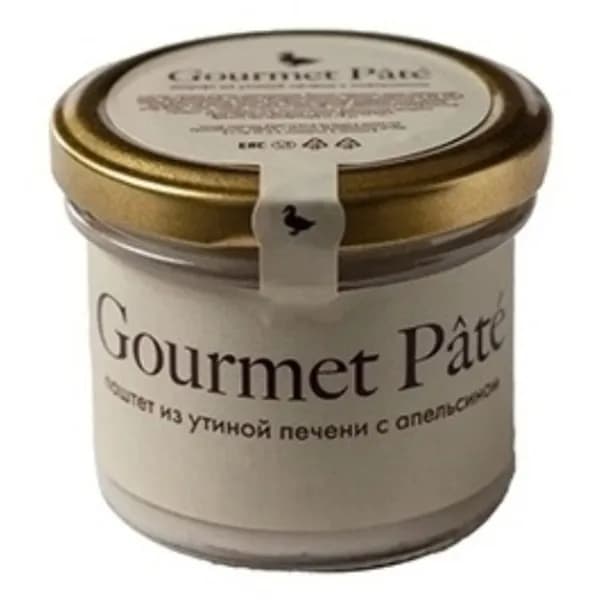 Паштет из утиной печени Gourmet Pate с апельсином 90 г