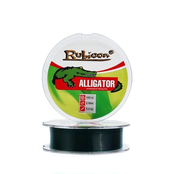 Монофильная леска для рыбалки RUBICON Alligator 150 м 0,35 мм (dark green)