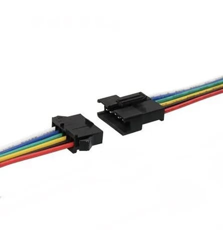 Коннектор SM2.54mm 6pin, Мама+Папа c проводами