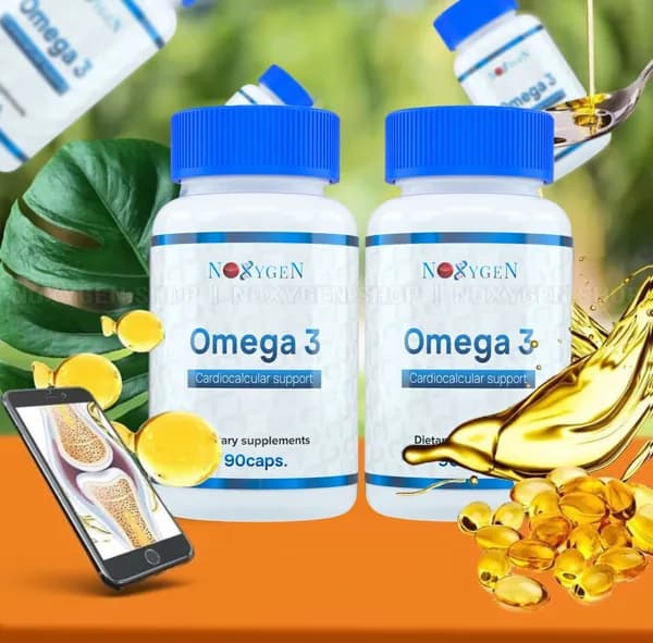 Omega 3 Noxygen / Рыбий жир / Витаминный комплекс от выпадения волос, для укрепления ногтей, для сердца и сосудов Ноксиген