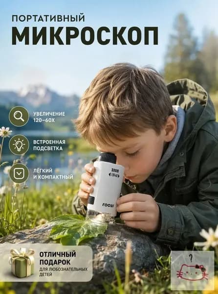 Микроскоп Детский Карманный