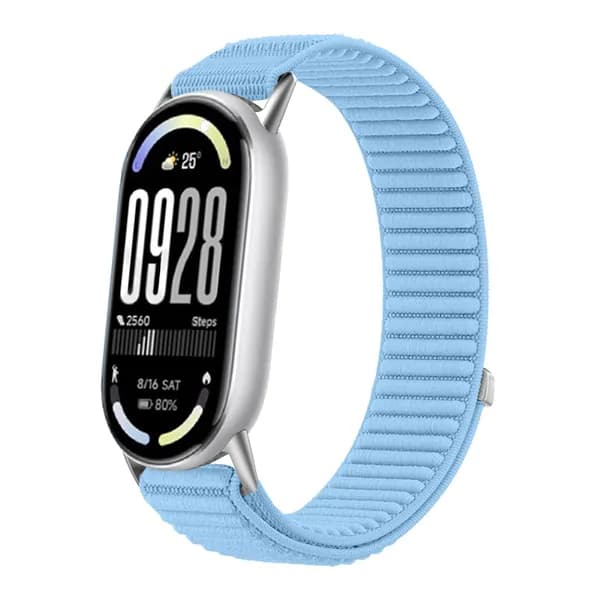 Дышащий нейлоновый ремешок для Xiaomi MiBand 10/9, Мужской женский спортивный ремешок для Xiaomi Band 8