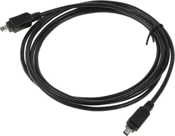 Кабель FireWire NINGBO FireWire 4p (m) - FireWire 4p (m), 1.8м, черный