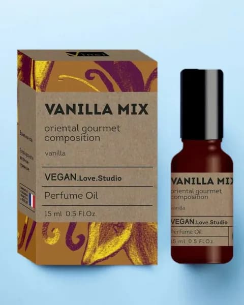 Парфюмерное масло Vegan Love Studio, женское, Vanilla Mix (Vanilla Blend), 15мл