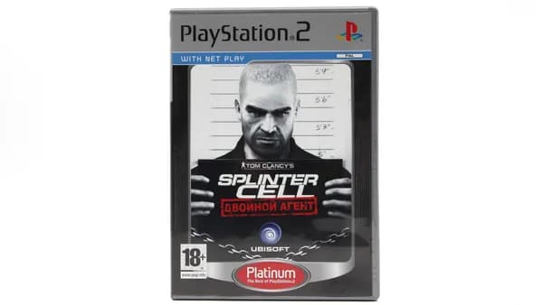 Tom Clancy's Splinter Cell Double Agent (PS2, Platinum) Винтаж