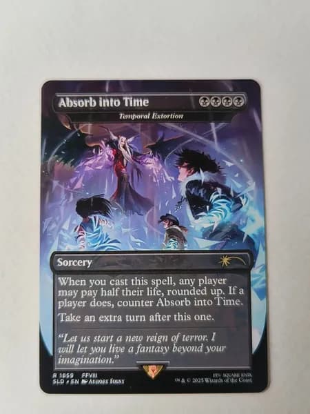 Портативные карты MTG Высококачественные карты Final Fantasy без фольги Поглянуть во времене1859