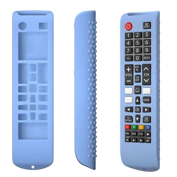 Силиконовый чехол для пультов Samsung BN59-01315A/B, BN59-01175N, BN59-01247A: люминесцентный + ремешок