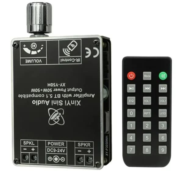 XY-Y50H Bluetooth 5.1 плата цифрового усилителя мощности, усилитель звука 50W