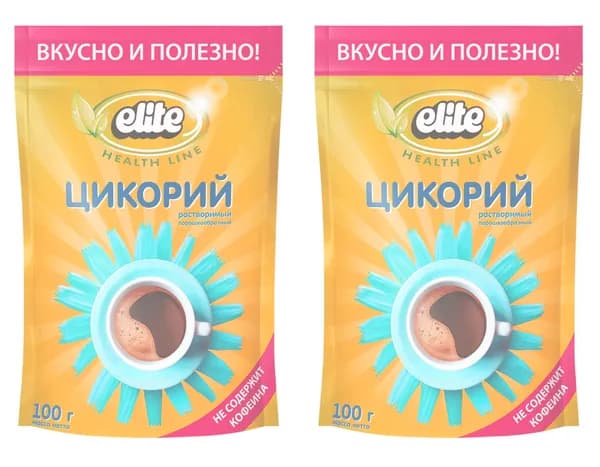 Цикорий растворимый Elite Health Line Strauss 100 гр. х 2 шт.
