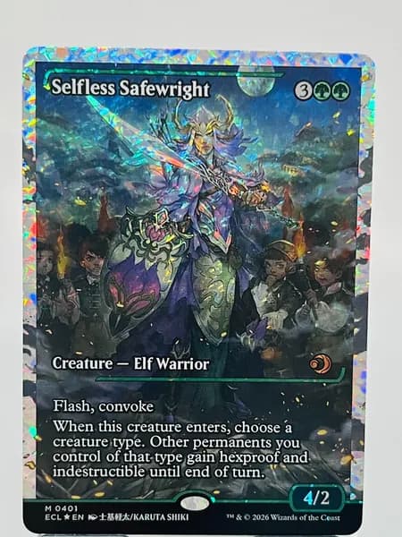 Магия сбора прокси-карт Высококачественные нефольговые Selfless Safewright #401 foil