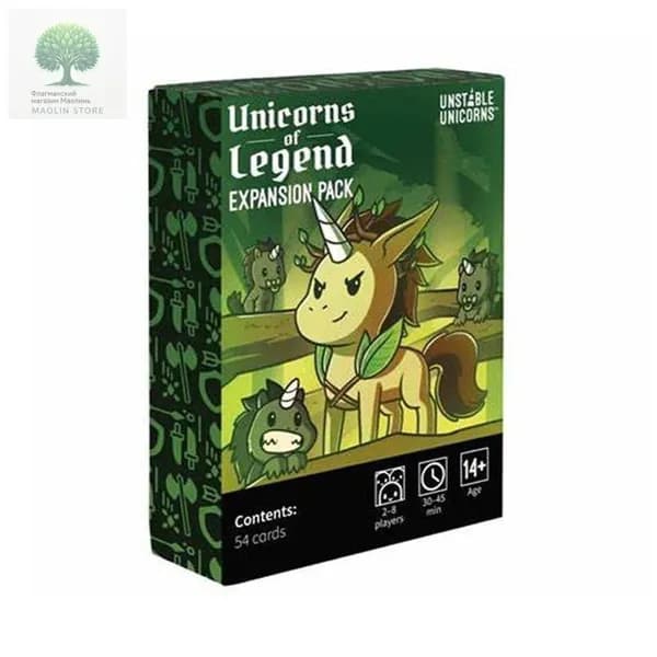 Unstable Unicorns Legend Expansion Нестабильные Единороги Стратегическая Карточная Игра Для Вечеринок И Развлечений