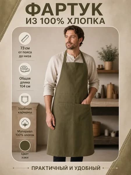 Фартук рабочий мастера кухонный повара