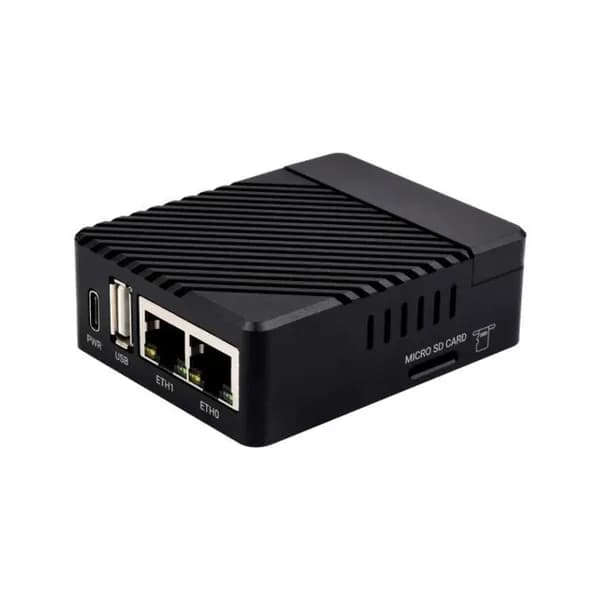 Материнская плата WaveShare MINI Dual Gigabit под Raspberry PI CM4 с корпусом