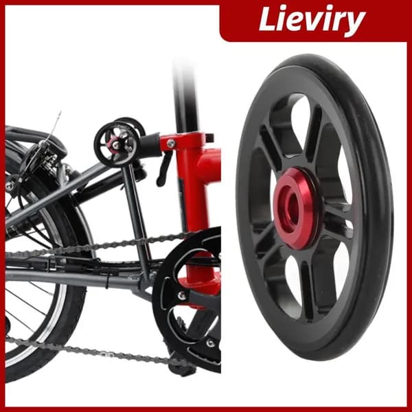 Легкое складное колесо, алюминий и резина, для велосипедов Brompton