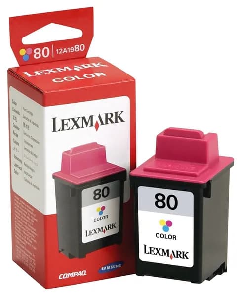 Lexmark 80 - 12A1980E Картридж струйный цветной 275 стр. Товар уцененный