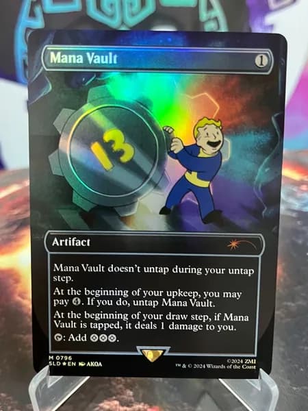 Магия сбора прокси-карт MTG PROXY CARDSВысококачественные нефольговые карты Mana Vault #796 foil