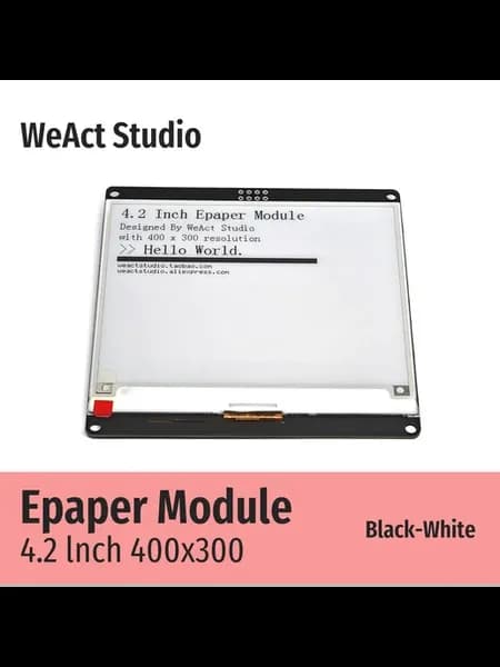 WeAct 4.2" E-Paper модуль Black-White