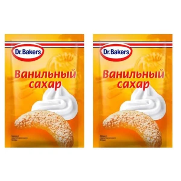 Dr.Bakers Сахар ванильный, 8 г, 2 шт