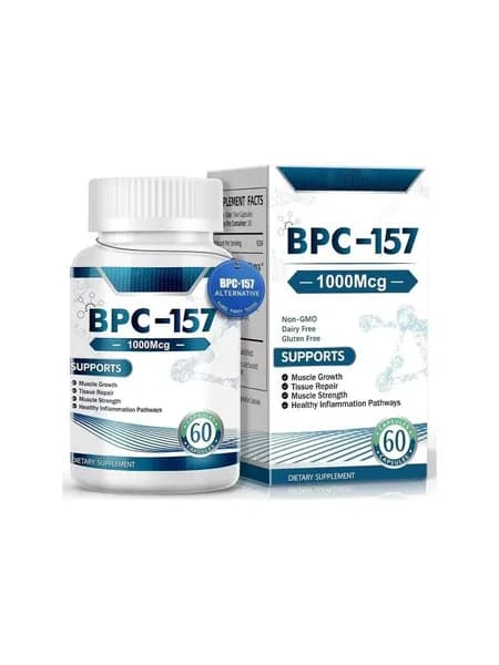 Пептид для заживления ран,желудка,суставов и связок BPC-157 Jiabei health 60 caps/ БПС-157 Jiabei Health 60 капс