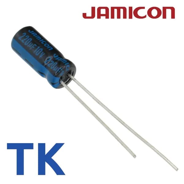 220мкФ 10В / TK / 5x11 / 105 С / конденсатор электролитический (20шт)