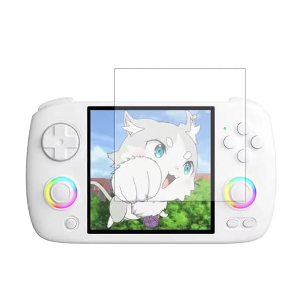 Защитная закалённая плёнка для игровой консоли Anbernic RG CubeXX, 9H, прозрачная