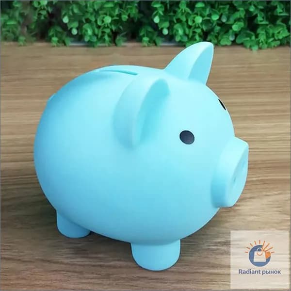 Копилка для денег, 10.5х9.5 см, 1 шт