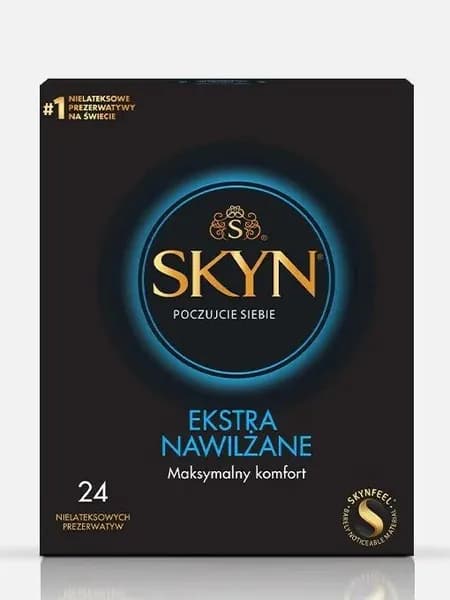 Презервативы SKYN Extra Lubricated гладкие с дополнительной смазкой 24 штуки