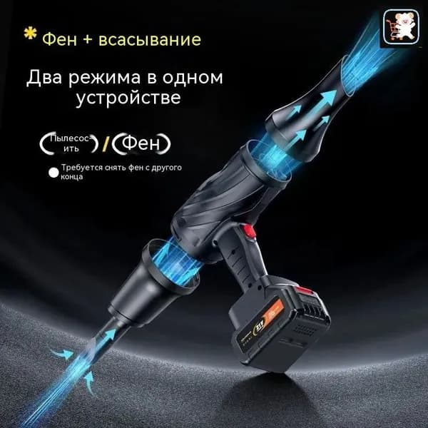 Насадка для воздуходувки 2в1 (трубка и мешок для сбора пыли). Аксессуары для садового пылесоса, насадка для сбора стружки и выдувания.