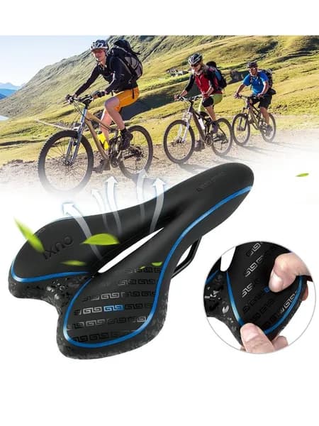 Удобное велосипедное сиденье, замена седла, подходит для MTB, шоссейных и велотренажеров, универсальное для мужчин и женщин.