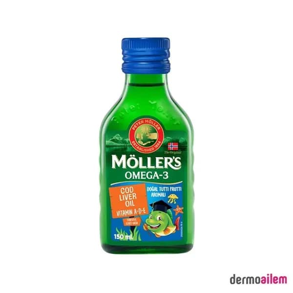 Mollers Omega 150ml Tutti Frutti , Mollers Сироп Tutti Frutti со вкусом рыбьего жира 150 мл