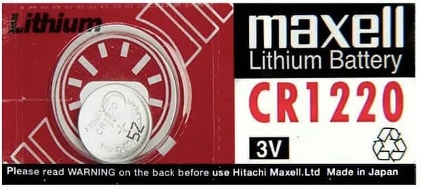 Батарейка MAXELL CR1220 литиевая 1шт